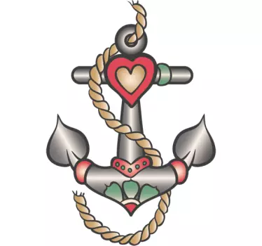 Anker Tattoo Aufkleber - TenStickers