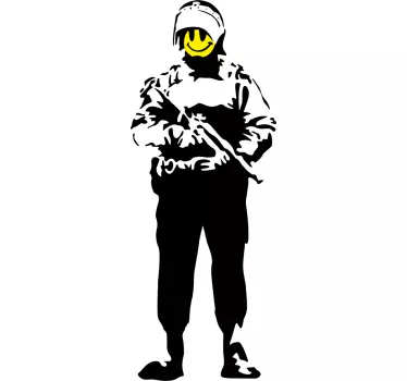 Wandtattoo Banksy - TenStickers