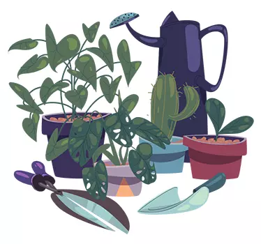 Aufkleber Gartenzubehör - TenStickers