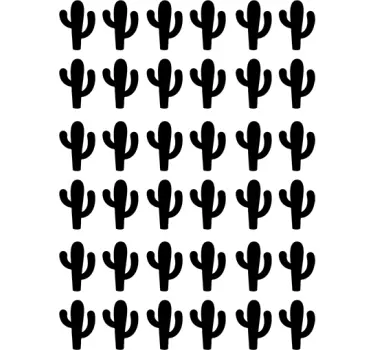 Aufkleber kleine Kakteen - TenStickers