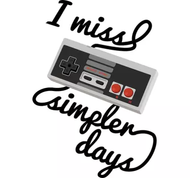 Aufkleber simpler days - TenStickers