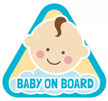 Sticker Baby on Board - TenStickers