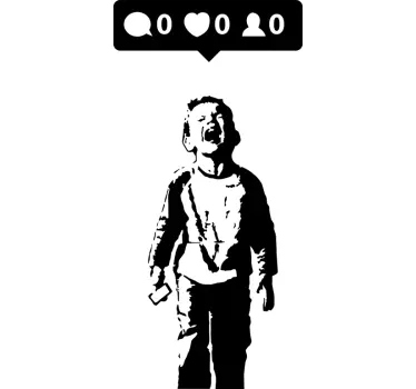 Banksy Aufkleber Likes - TenStickers