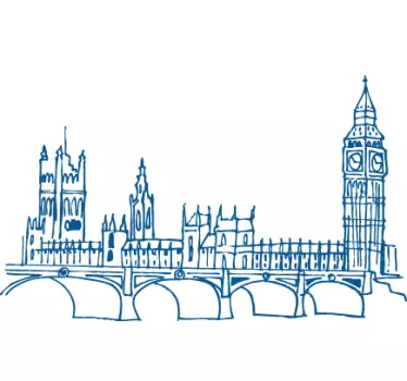 Big Ben Aufkleber - TenStickers