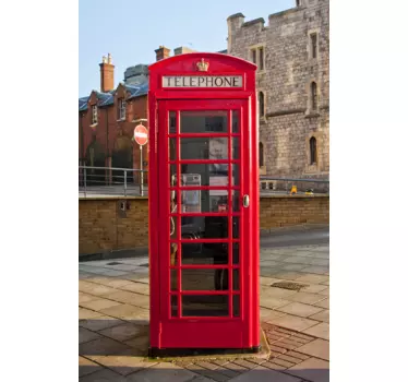 Britische Telefonzelle Aufkleber - TenStickers
