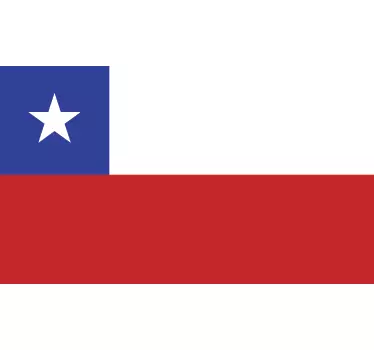 Chile Flagge Aufkleber - TenStickers