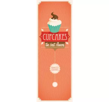 Cupcakes Kühlschrank Aufkleber - TenStickers