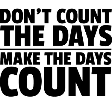 Days Count Aufkleber - TenStickers