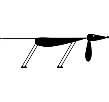 Dekorativer Sticker Hund - TenStickers