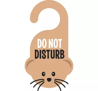 Do not disturb Ratte Aufkleber - TenStickers