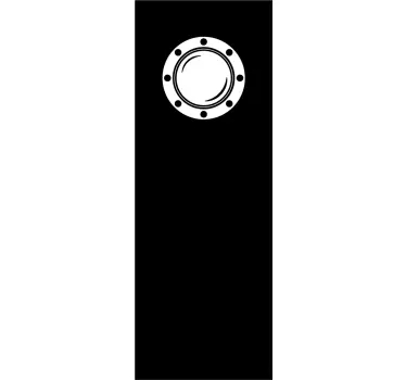 Duschkabinen Folie Bootsfenster - TenStickers