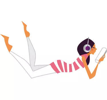 Frau Glamour Sticker - TenStickers