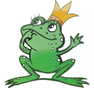 Froschkönig Märchen Aufkleber - TenStickers