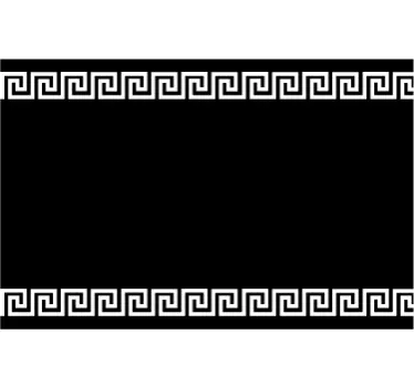Griechischer muster duschenaufkleber - TenStickers