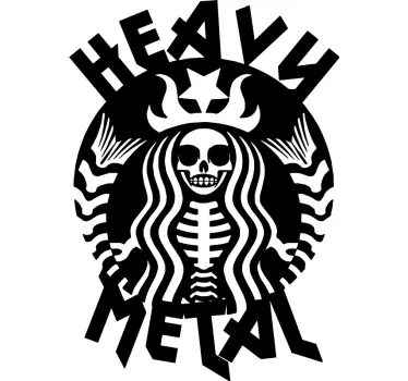 Heavy Metal Motorrad Aufkleber - TenStickers