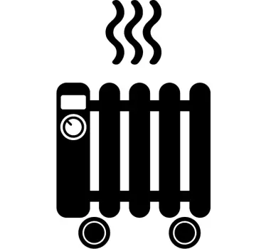 Heizung Sticker - TenStickers
