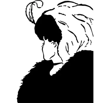 Junge oder alte Frau Wandtattoo - TenStickers