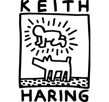 Keith Haring Aufkleber - TenStickers