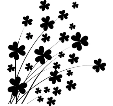 Kleeblätter Aufkleber - TenStickers
