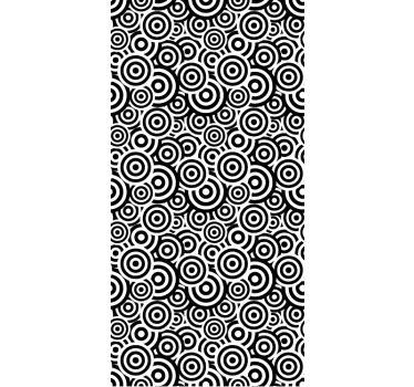 Kreise Duschwand Aufkleber - TenStickers