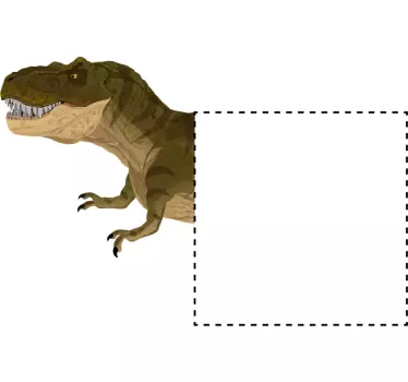Lichtschalteraufkleber Triceratops - TenStickers