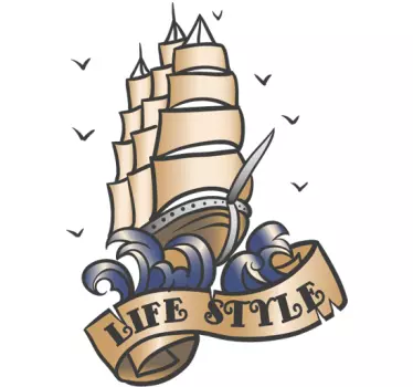 Life style Tattoo Aufkleber - TenStickers