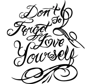 Love yourfelf Aufkleber - TenStickers