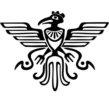 Maya Vogel Symbol Tier Wandaufkleber - TenStickers