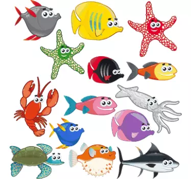 Meerestier Aufkleber - TenStickers