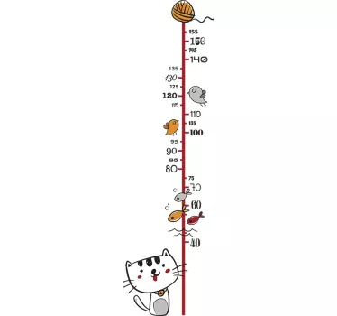Messlatte Katzen - TenStickers