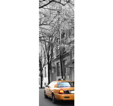 New York Taxi Kühlschrank Aufkleber - TenStickers