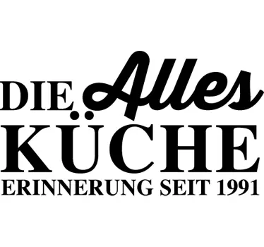 Persönlicher Küchen Sticker - TenStickers