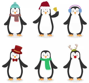 Pinguin Sticker - TenStickers