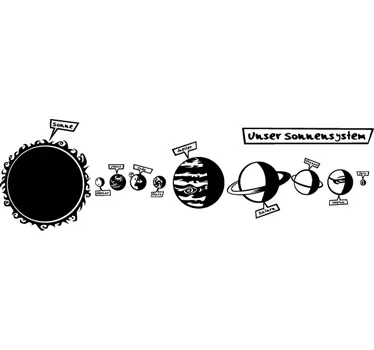 Planeten Aufkleber - TenStickers