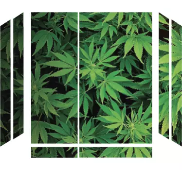 PS4 Skin Cannabis - TenStickers