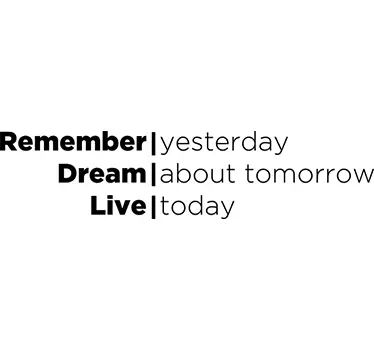 Remember Dream Live Wandtattoo - TenStickers