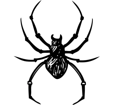 Spinne tier wandtattoo - TenStickers