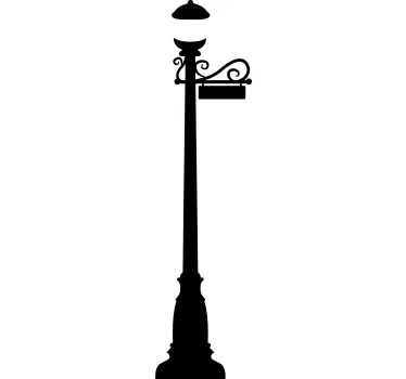 Straßenlaterne Aufkleber - TenStickers