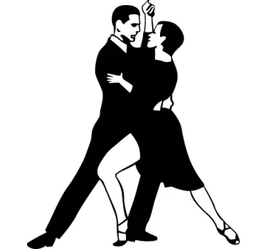 Tango Tanz Aufkleber - TenStickers