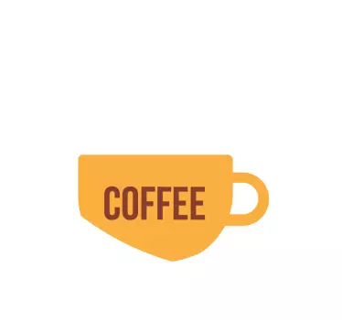 Sticker Getränke Coffee Kaffee - TenStickers