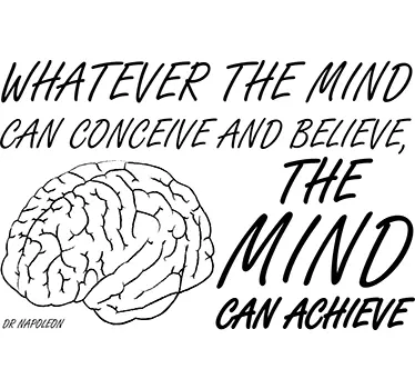 The Mind Napoleon Hill Sticker - TenStickers