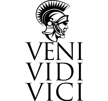 Veni vidi vici Aufkleber - TenStickers