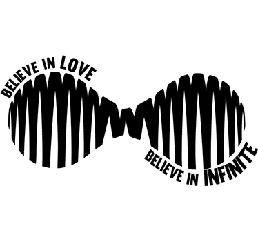 Wandtattoo Believe in Infinite - TenStickers