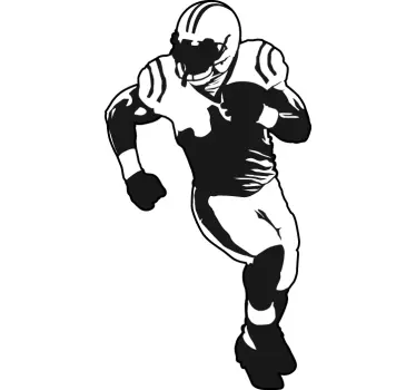 Wabdtattoo Kinderzimmer Football - TenStickers