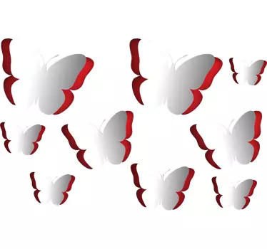 Wandtattoo 3D Schmetterling - TenStickers