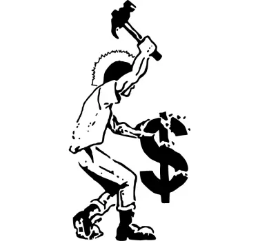 Wandtattoo Antikapitalist - TenStickers