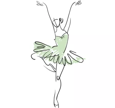 Wandtattoo Ballerina - TenStickers