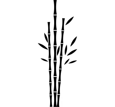 Wandtattoo Bambus Gaderobe - TenStickers