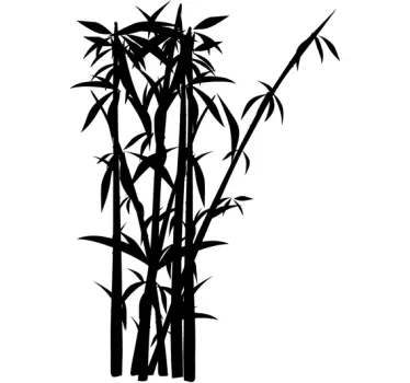 Wandtattoo Bambusstangen - TenStickers