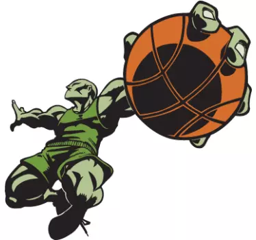 Wandtattoo Basketballspieler - TenStickers